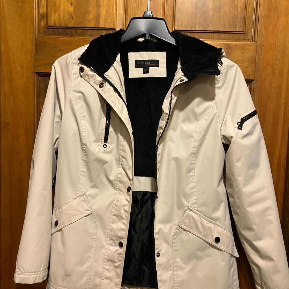 JASON KOLE WOMENS JACKET, SIZE SMALL, WARM LINING